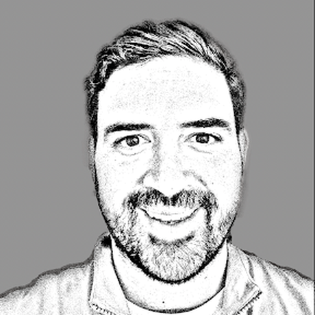 Sketch portrait of Chris Masuret