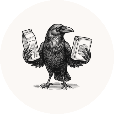 Engraved raven carrying products